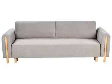 Sovesofa 3-seter KVAM Med oppbevaring Grå v:8006806