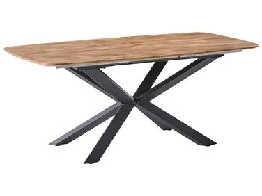 Uttrekkbart spisebord GAIRDNER Brun 140/180 cm 90 cm v:7605664 Uttrekkbart spisebord GAIRDNER Brun 140/180 cm 90 cm v:7605664
