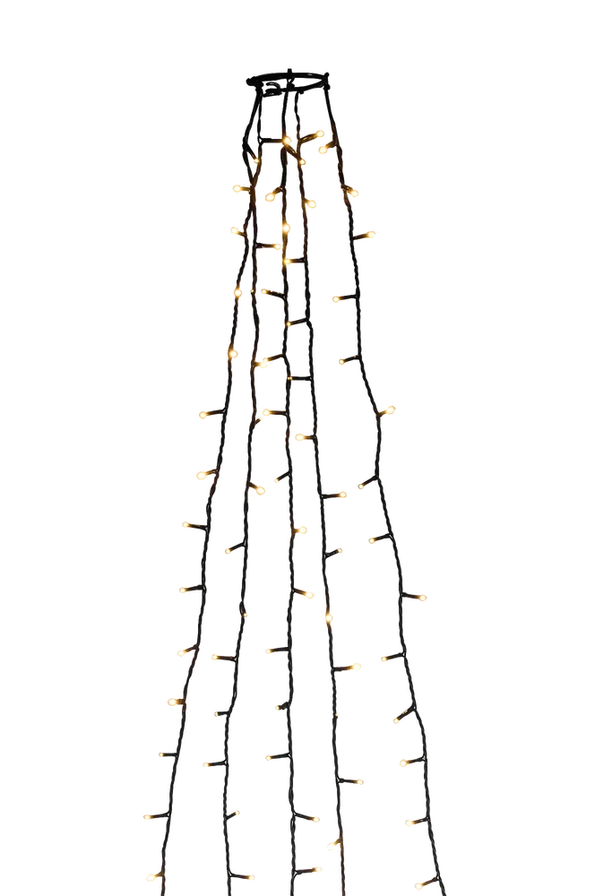 Juletrebelysningssett LED 240cm – Grønn – Belysning | m v:8435747