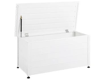 Oppbevaringsboks CAMPALTO 123 cm 60 cm Metall Hvit v:1636886