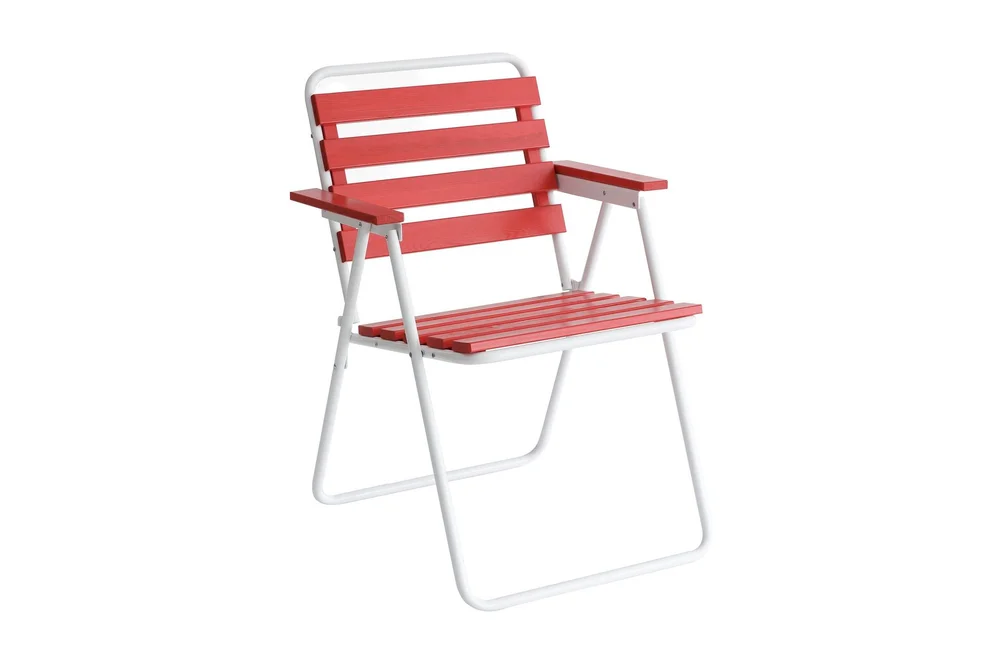 Stol Retro rød / hvit v:3624269 Stol Retro rød / hvit v:3624269