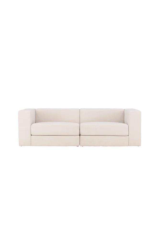 Sofa med 3 seter Lumi – Hvit m v:4828166 Sofa med 3 seter Lumi – Hvit m v:4828166