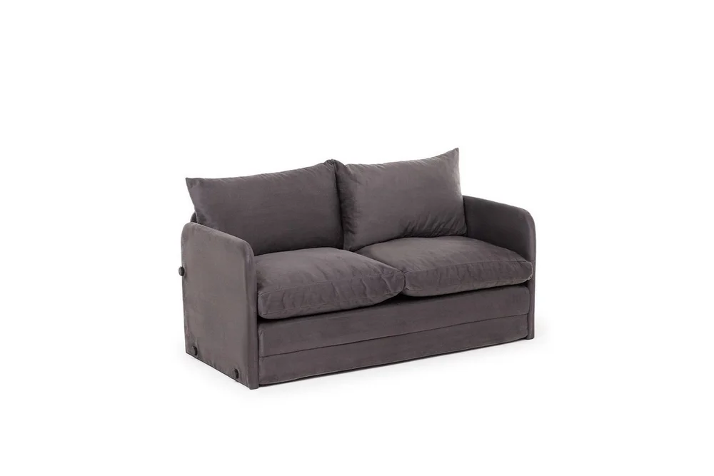 2-seters sovesofa Rubby (128 x 70 x 66 cm) Grå v:7608835 2-seters sovesofa Rubby (128 x 70 x 66 cm) Grå v:7608835
