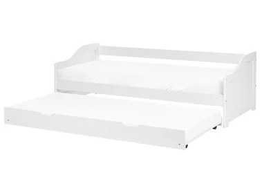 Uttrekksseng Furutre LUNERAY 90 x 200 cm Hvit v:8265088 Uttrekksseng Furutre LUNERAY 90 x 200 cm Hvit v:8265088