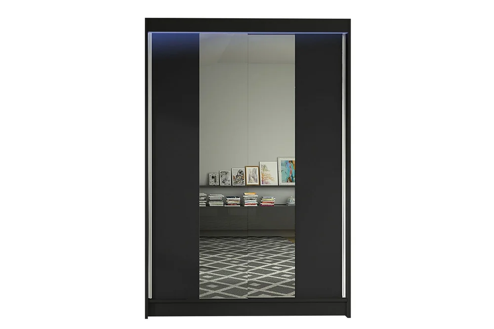 Liverpool Garderobe med Speil 120×200 cm v:3029354