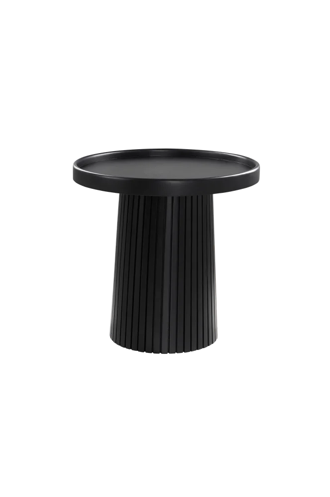 ZELARINO sidebord Ø 60 cm - Svart m v:6417110