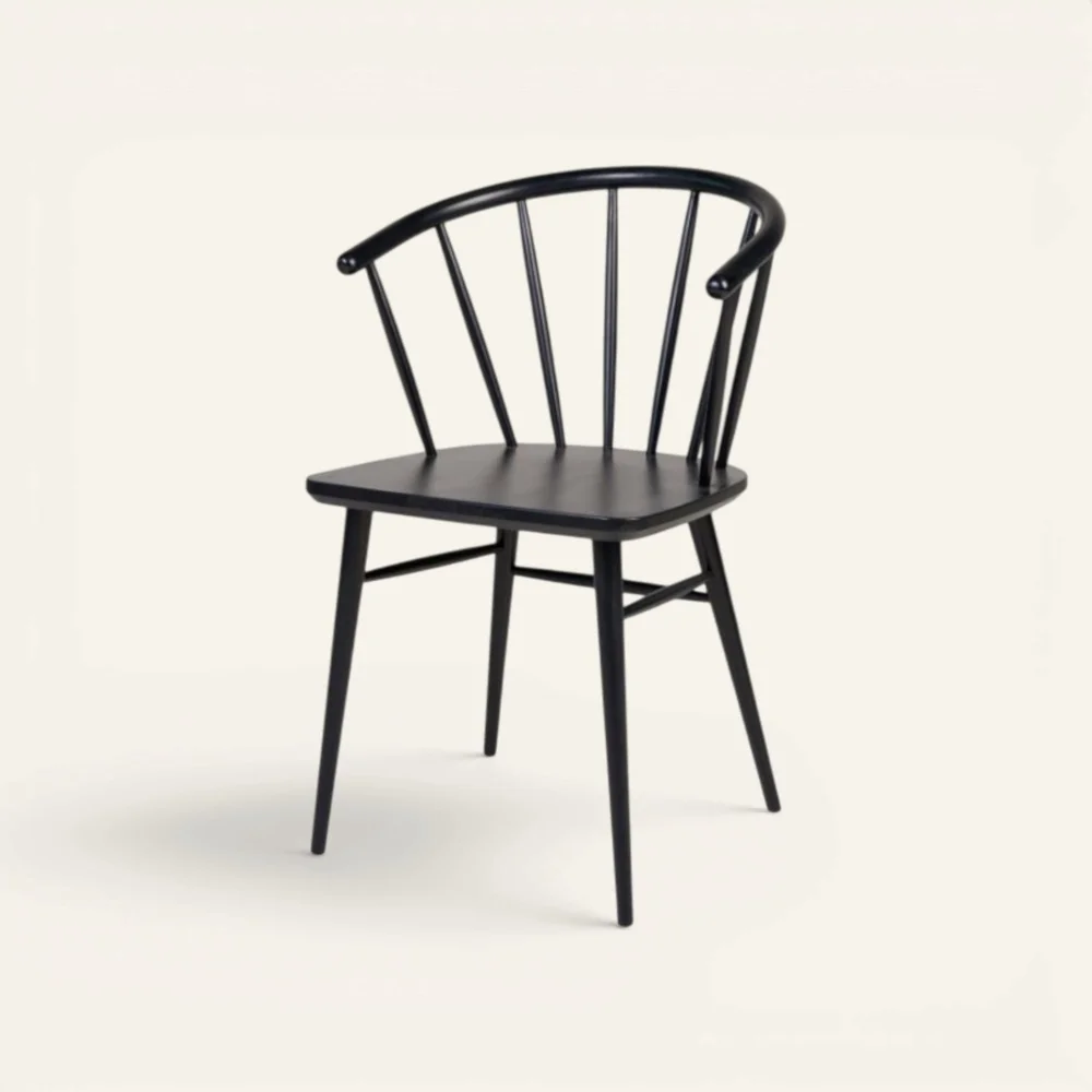 Spisestuestol svart - 53x53x81 cm v:3178419