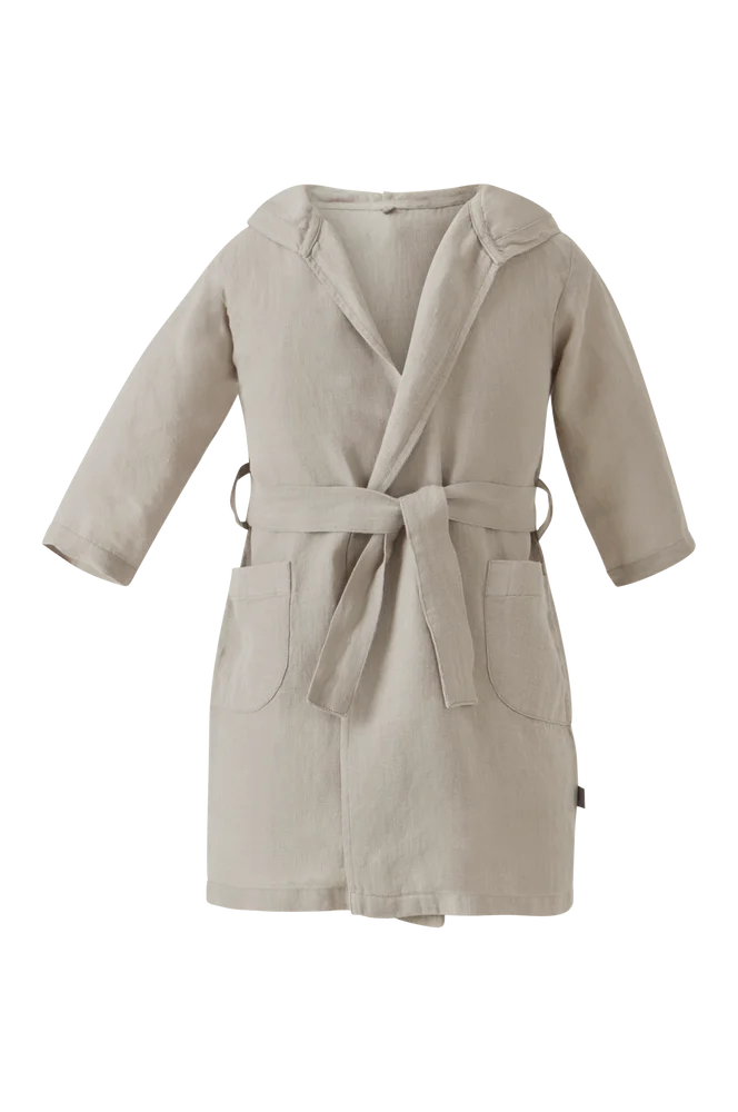 LINNY badekåpe i lin – Beige – Barnerom | m v:208016 LINNY badekåpe i lin – Beige – Barnerom | m v:208016