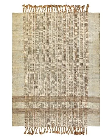 Teppe ORTAOBA Beige 140 x 200 cm Jute v:7362161 Teppe ORTAOBA Beige 140 x 200 cm Jute v:7362161
