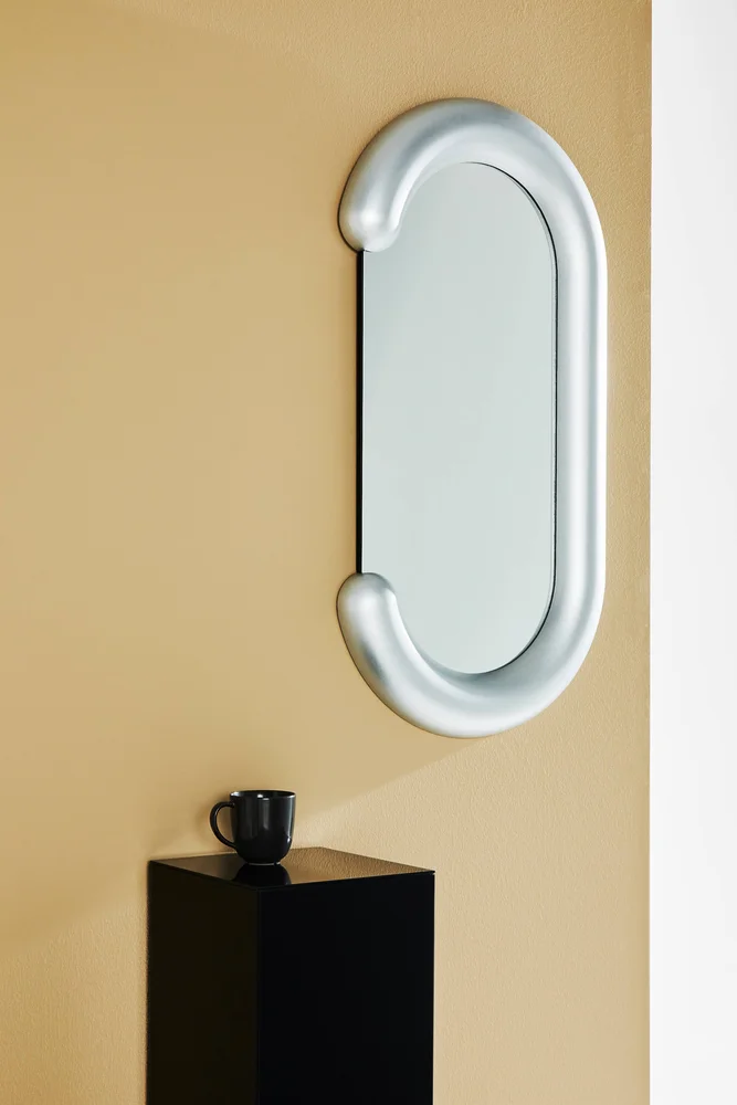 Fred speil 95×50 cm – Sølv m v:4158051 Fred speil 95×50 cm – Sølv m v:4158051