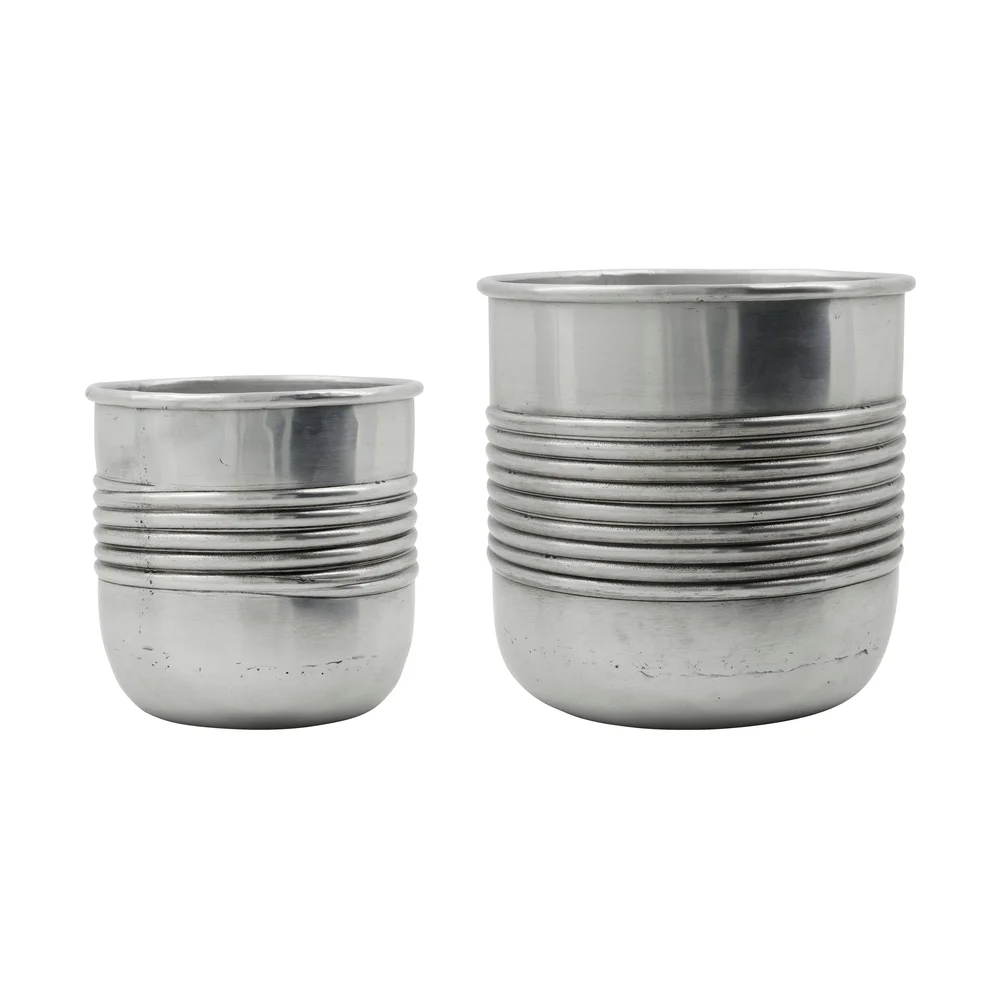 Groove krukke aluminium 2 deler v:7685165