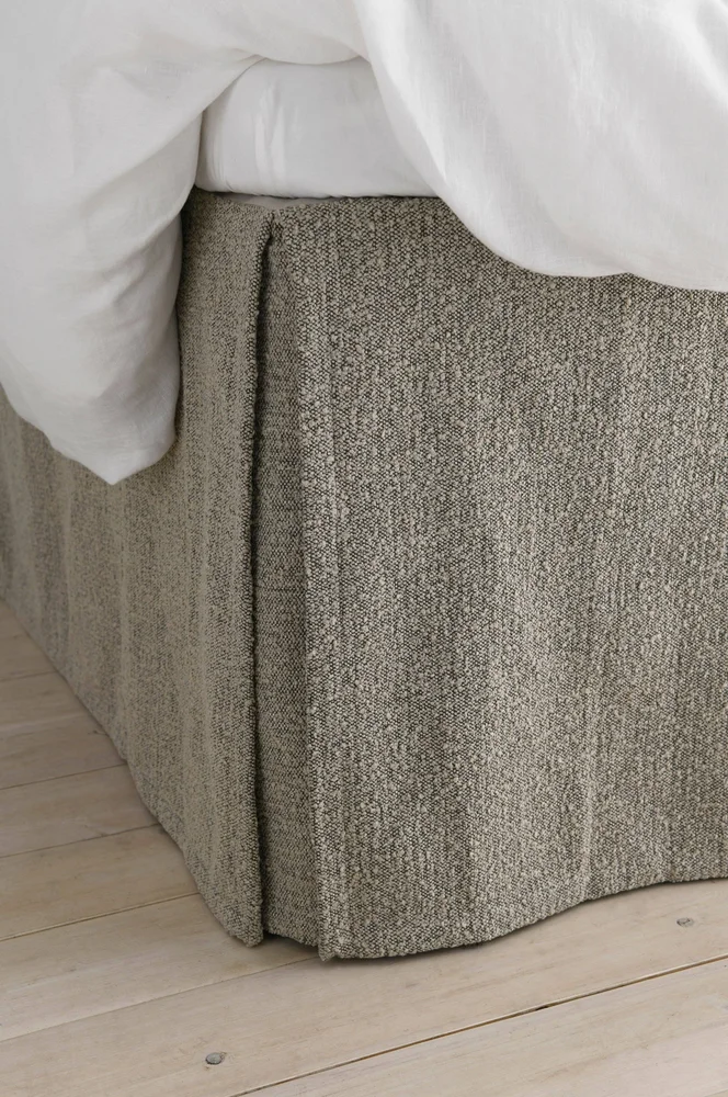 Sengekappe Altro i bouclé, høyde 60 cm - Grå - Tekstiler | m v:7989135