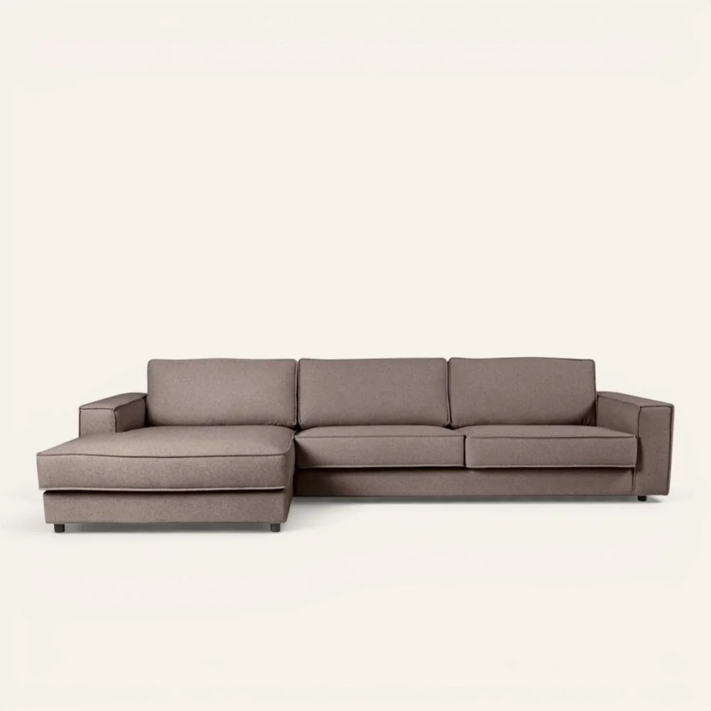 Sofa sjeselong venstre brun – 315x156x79 cm v:8294888 Sofa sjeselong venstre brun – 315x156x79 cm v:8294888