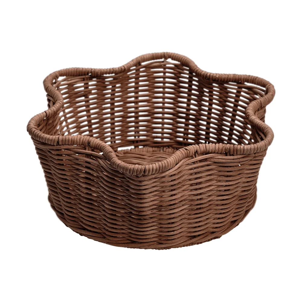 Rattan Round kurv v:7501801