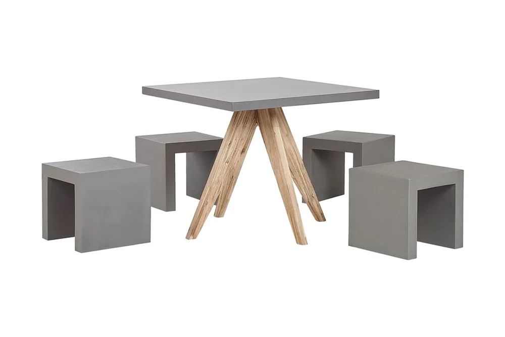 Hagesett av bord och 4 krakker 90x90 OLBIA v:2805349