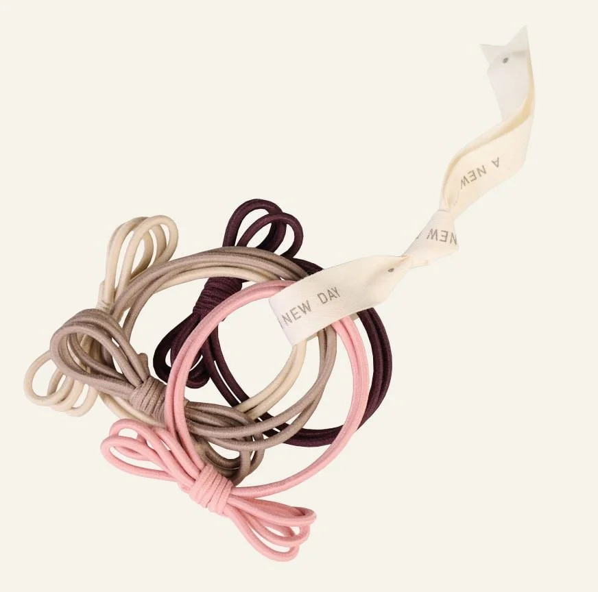4 pk hårstrikk multi rosa – ø6cm v:1303825