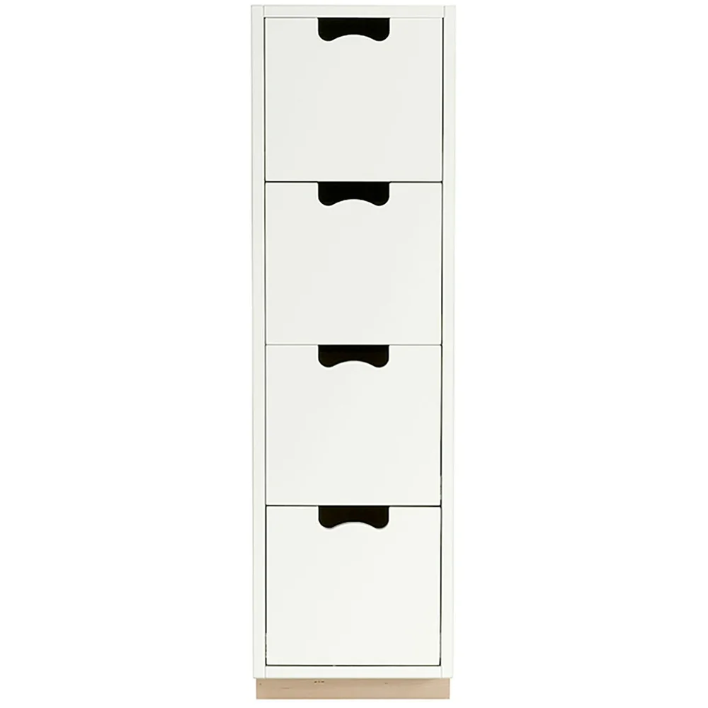 Snow Drawer J4 White (Standard: Oak base) v:7406202