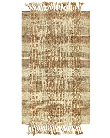 Teppe BERISSA Beige 80 x 150 cm Jute v:5548542