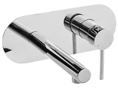 Veggmontert servantbatteri CLAVIJO Messing Sølv v:7598341 Veggmontert servantbatteri CLAVIJO Messing Sølv v:7598341