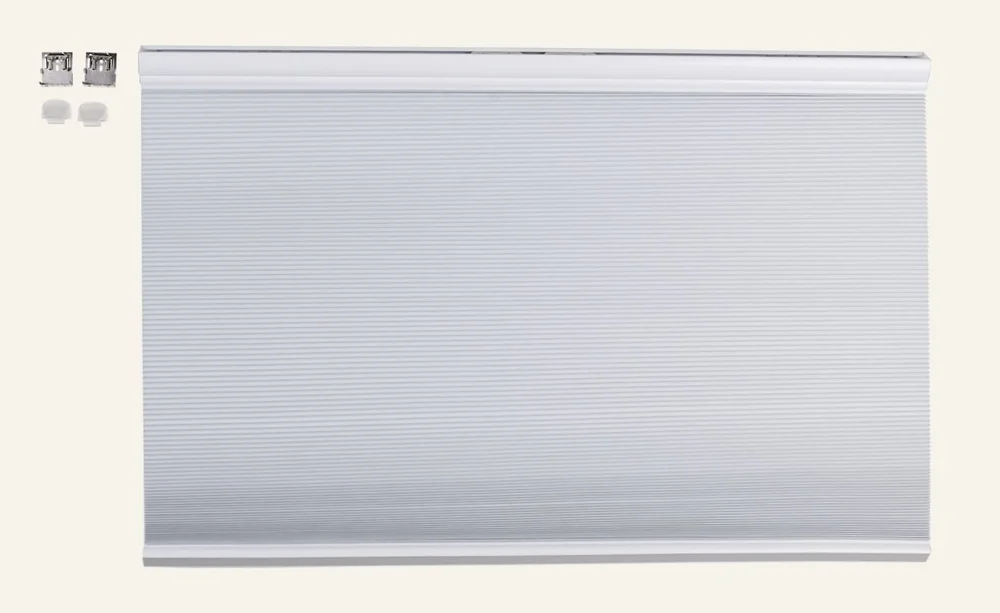 Opp&ned trådløs plisségardin hvit – 160×160 cm v:9412063 Opp&ned trådløs plisségardin hvit – 160×160 cm v:9412063