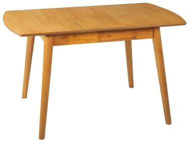 Uttrekkbart spisebord TOMS Lysebrun 100/130 cm 80 cm v:5908592