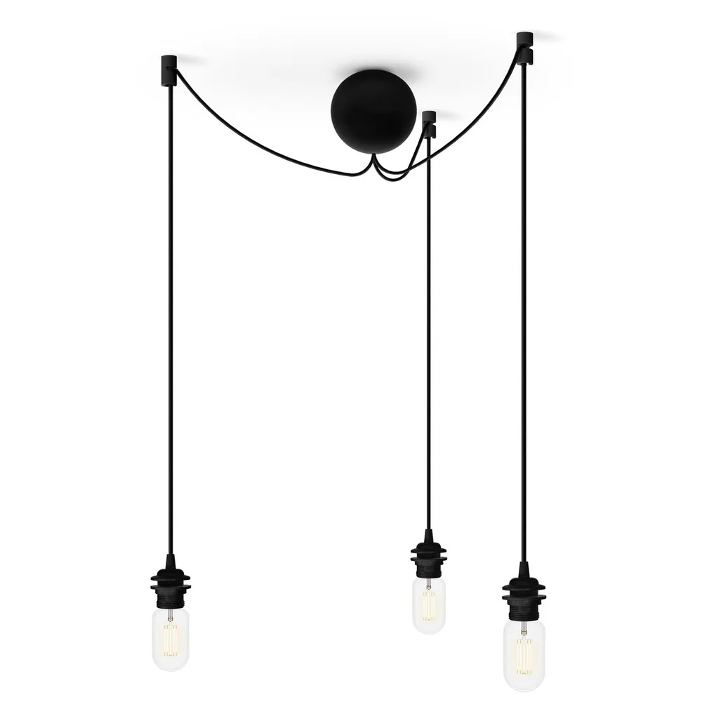 Cannonball Cluster 3 Taklampe, Sort v:3081628 Cannonball Cluster 3 Taklampe, Sort v:3081628