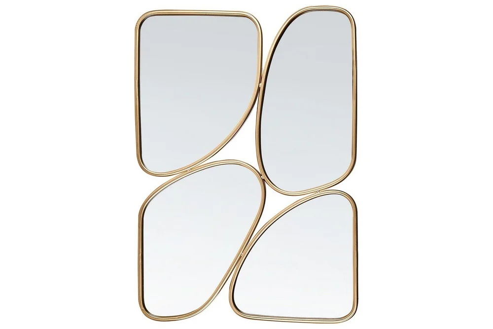 Väggspegel Diancey GOLD v:5764146