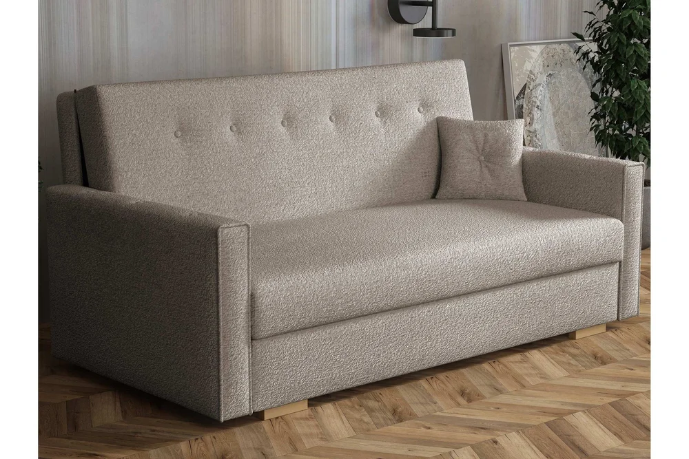 Ajiz Sovesofa 3-seter i Bouclé v:6262265