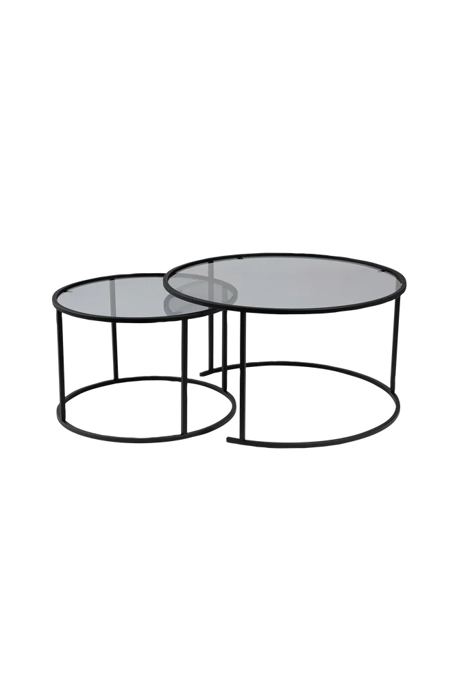 Salongbordsett Aurum Double - Svart m v:325301