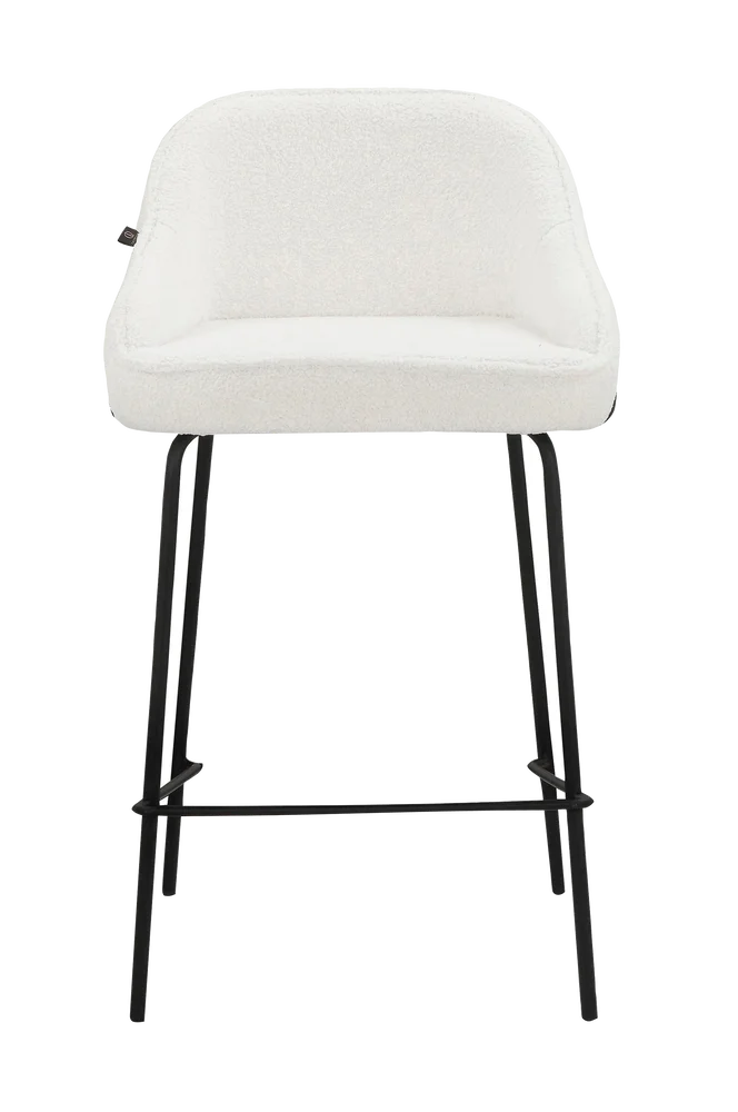 Spisestol med armlener OLINE, 2-pk. - Hvit m v:4774100