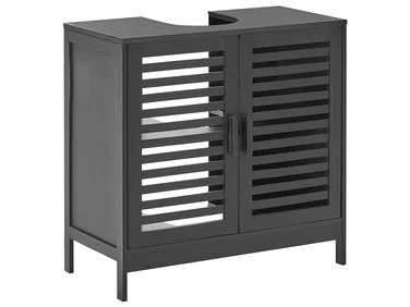 Servantskap MISSOULA 60 cm Bambus Svart v:4103736 Servantskap MISSOULA 60 cm Bambus Svart v:4103736