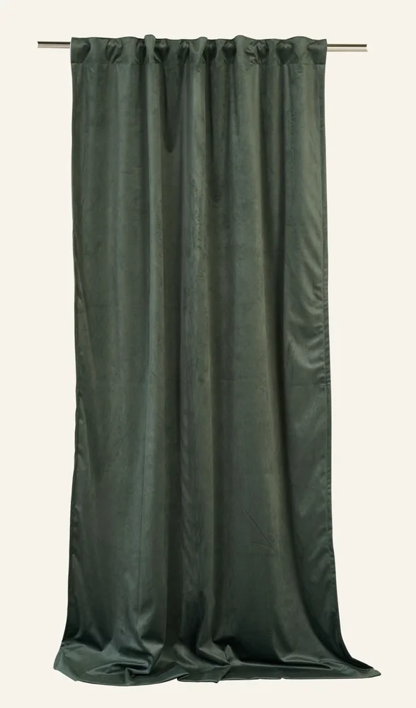 Lysdempende gardin grønn – 140×160 cm v:7250519