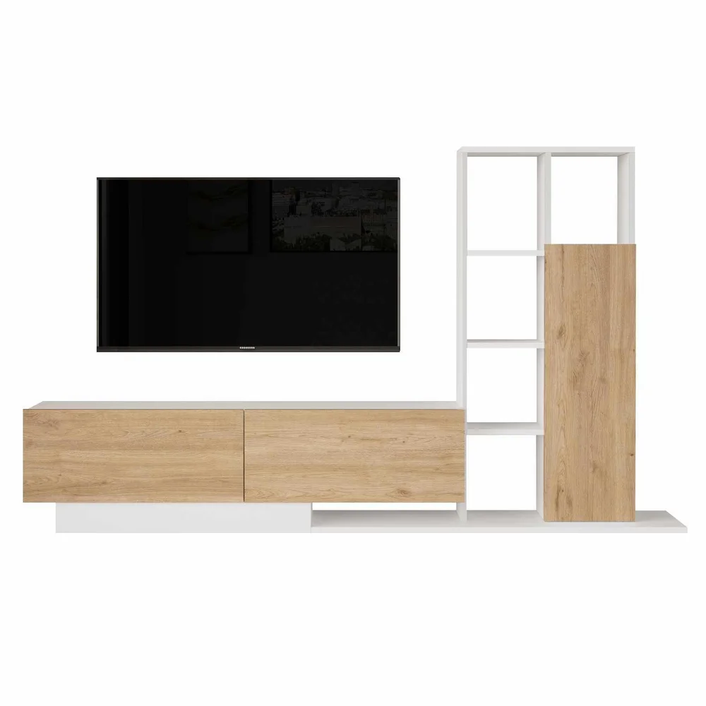 TV-benk Skye Decor Eska (201,2 x 123,6 x 29,5 cm) Naturlig hvit v:6485103 TV-benk Skye Decor Eska (201,2 x 123,6 x 29,5 cm) Naturlig hvit v:6485103