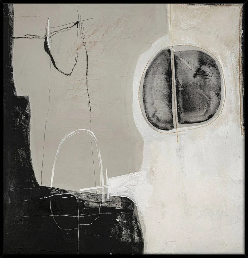 Design Painting / Ensemble / 100×100 Cm / Svart ramme – Grå – Dekor | m v:7270334 Design Painting / Ensemble / 100×100 Cm / Svart ramme – Grå – Dekor | m v:7270334