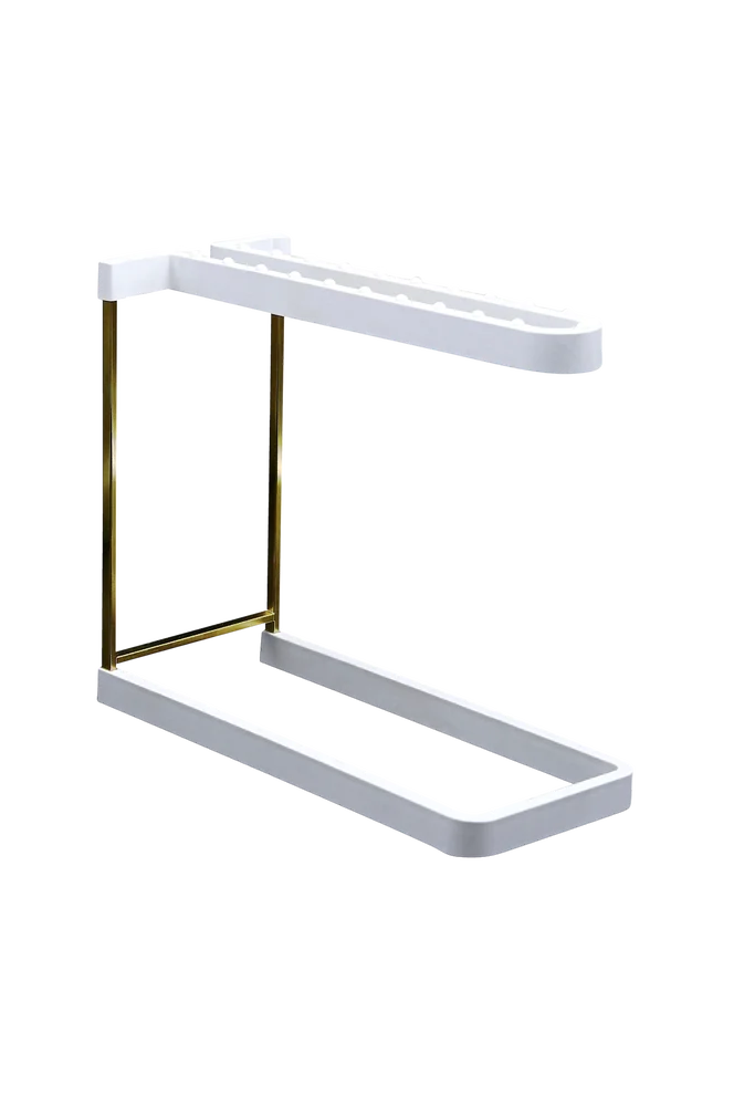 Stativ for vinglass – Hvit – Kjøkken & husholdning | m v:9022400 Stativ for vinglass – Hvit – Kjøkken & husholdning | m v:9022400