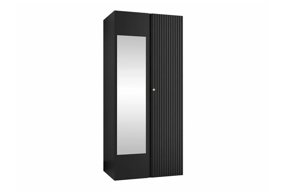 Dunvegan Garderob m. Spegel Black v:6679418