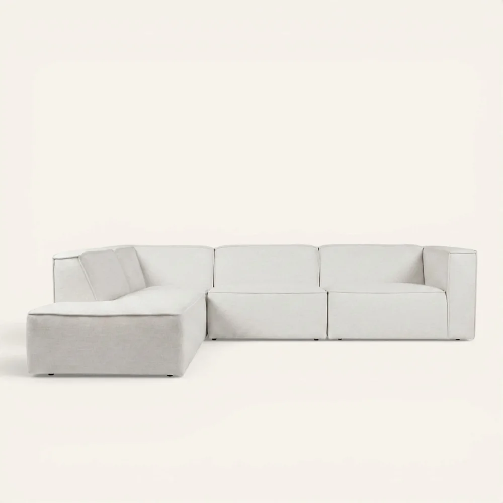 Modulsofa 4 deler åpen ende venstre natur – 293x227x73 cm v:3482605 Modulsofa 4 deler åpen ende venstre natur – 293x227x73 cm v:3482605