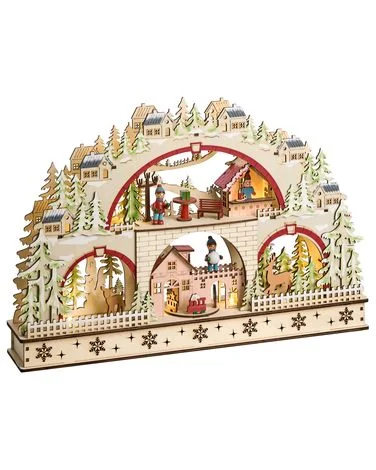 Juledekorasjon LED SELURA 30 cm Lysebrun v:5893251 Juledekorasjon LED SELURA 30 cm Lysebrun v:5893251