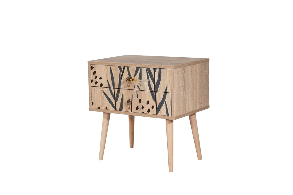 Bertoaria Nattbord 60×40 cm Brun v:4444958 Bertoaria Nattbord 60×40 cm Brun v:4444958
