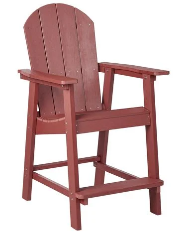 Hage barstol ADIRONDACK Syntetisk materiale Rød v:4634093