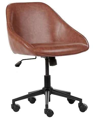 Kontorstol BARDSDALE Kunstskinn Brun v:5225800
