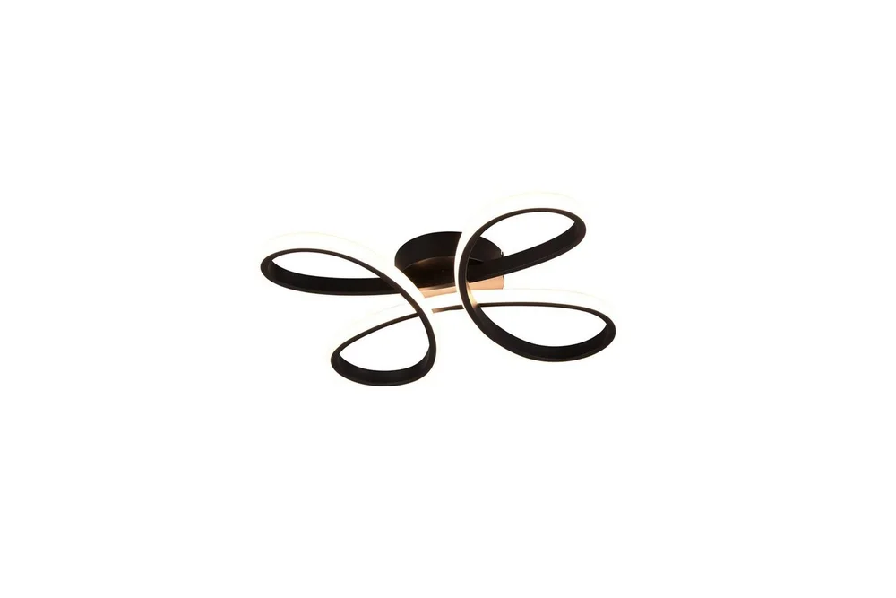 Taklampe TRIO Fly 40 cm, Matt svart v:5580439