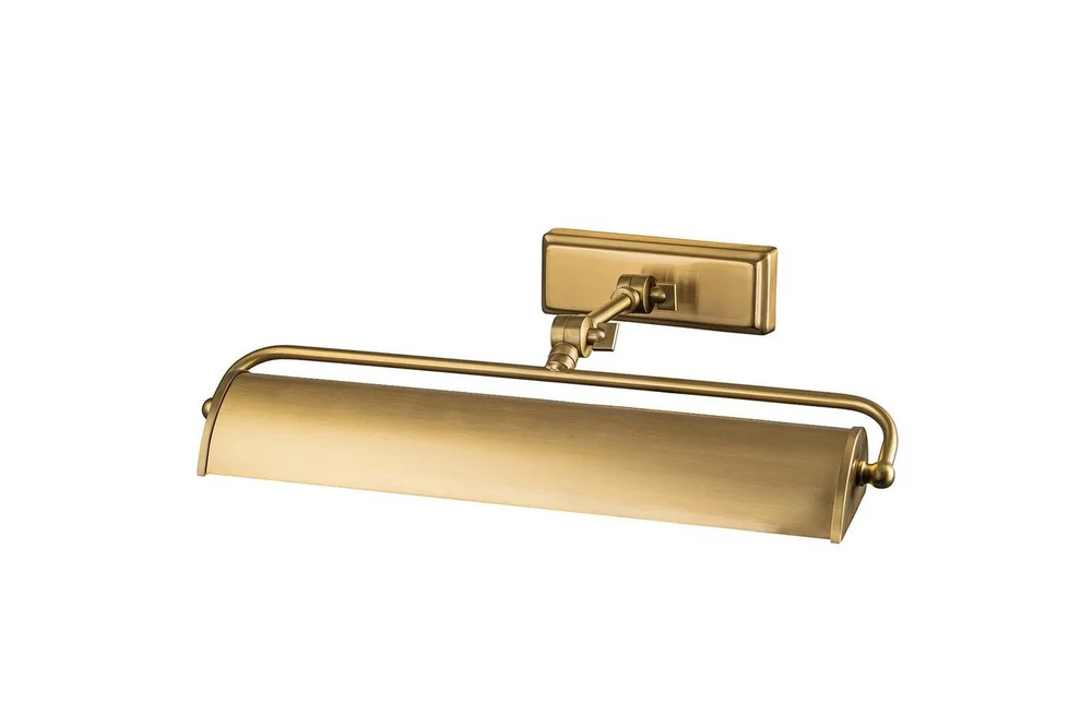 Bildebelysning Elstead Lighting Winchfield 445x127x318 mm, Aldret Messing v:7952120 Bildebelysning Elstead Lighting Winchfield 445x127x318 mm, Aldret Messing v:7952120