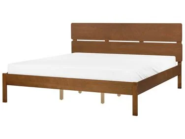 Seng Heltre BOISSET 180 x 200 cm Mørkebrun v:9320948