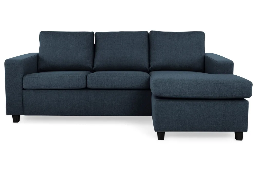 Crazy 3-seters Vendbar L-formet Sjeselongsofa i Stoff v:6789546