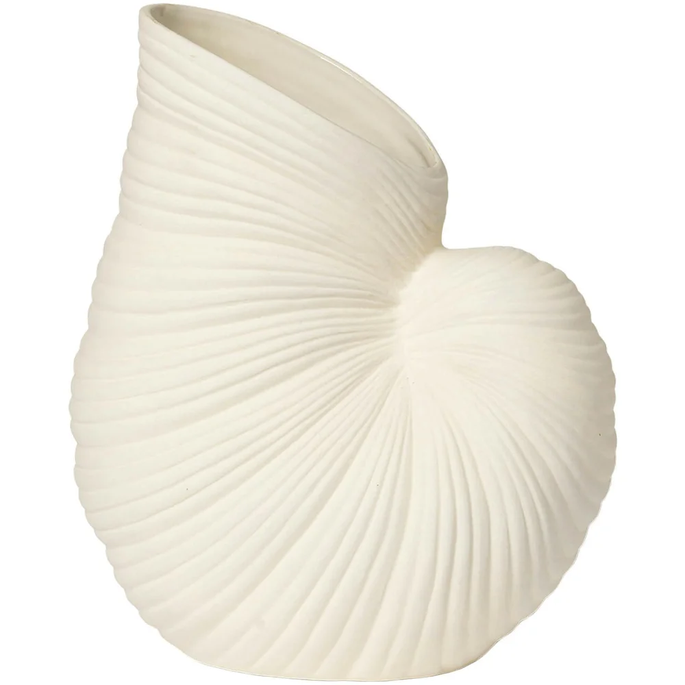 Shell Vase, Off-white v:6726887