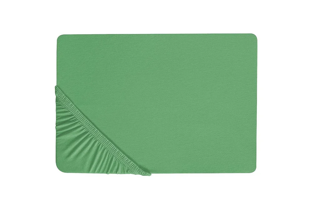 Laken med strikk Janbu Grønn, 140×200 cm v:4005302 Laken med strikk Janbu Grønn, 140×200 cm v:4005302