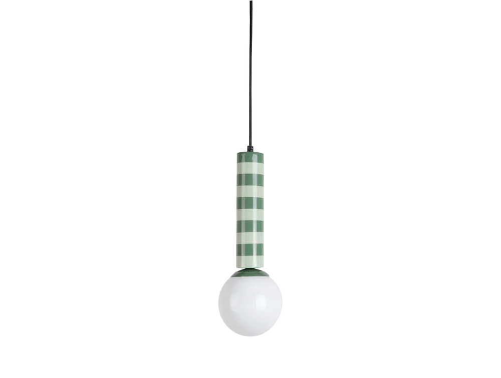 Pendel Lampe Rayado - Grønn - Belysning | m v:8559231