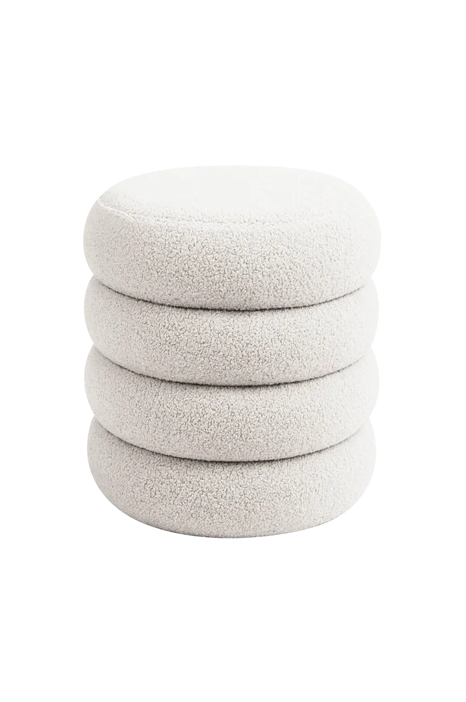 Akord Snuggo Pouffe – Hvit m v:1570294