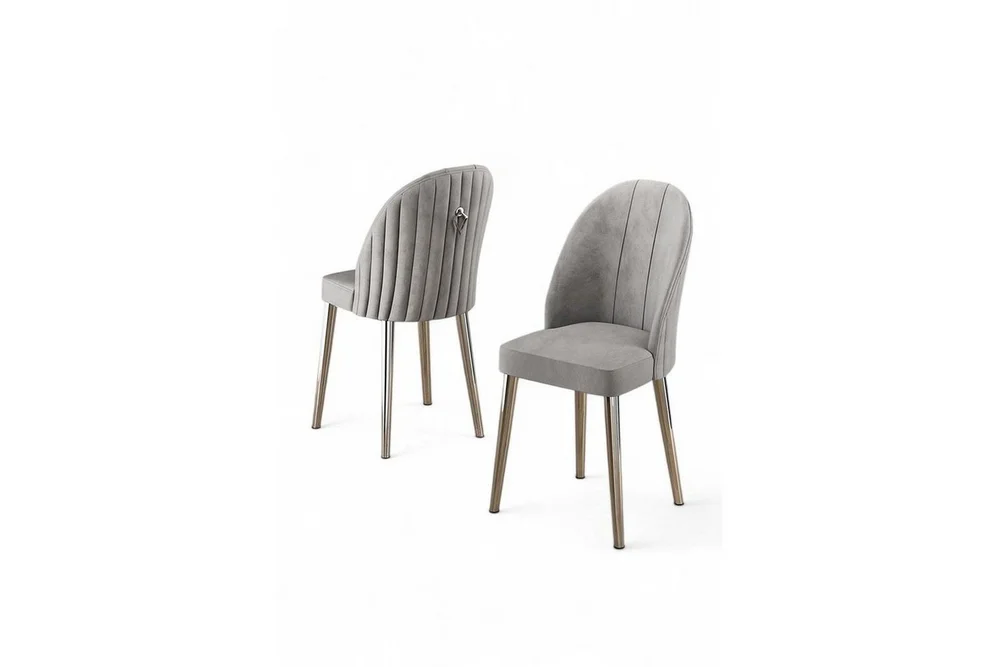 Spisestol Orlen Grå / Krom v:5391416